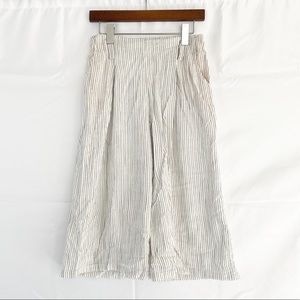 Splendid Striped Loose-fitting Crop Pants - Sz S